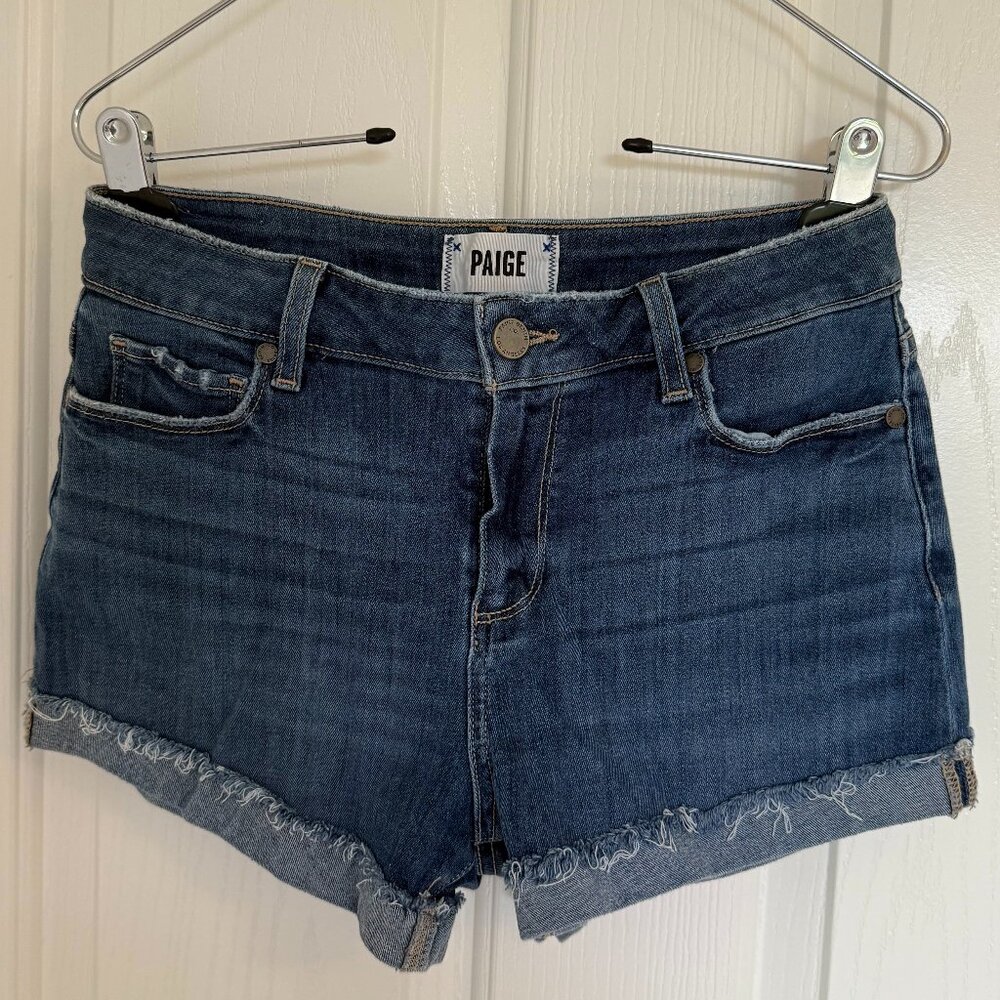 PAIGE Jimmy Jimmy Denim Shorts | Size 26 | Like New